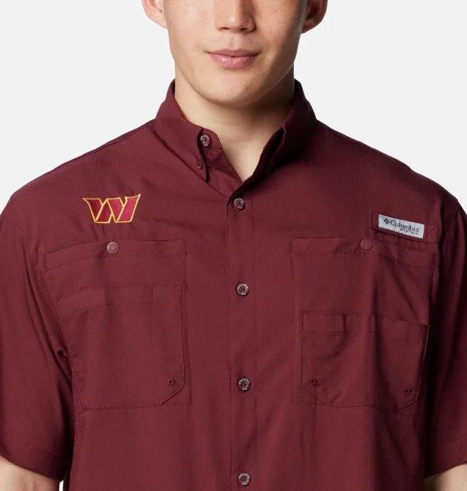 Camisa de manga corta PFG Tamiami™ para hombre – Washington Commanders