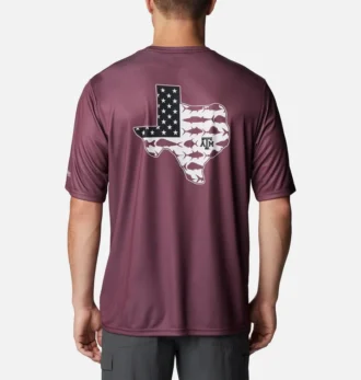 Camisa de manga corta PFG Terminal Tackle™ para hombre – Texas A&M