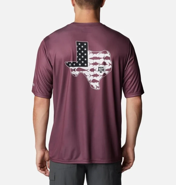 Camisa de manga corta PFG Terminal Tackle™ para hombre – Texas A&M Camisa de manga corta PFG Terminal Tackle™ para hombre – Texas A&M