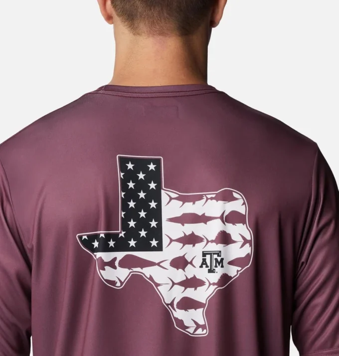 Camisa de manga corta PFG Terminal Tackle™ para hombre – Texas A&M Camisa de manga corta PFG Terminal Tackle™ para hombre – Texas A&M