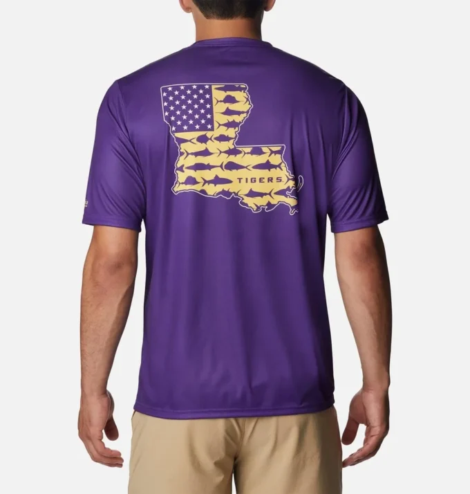 Camisa de manga corta PFG Terminal Tackle™ para hombre universitario – LSU Camisa de manga corta PFG Terminal Tackle™ para hombre universitario – LSU