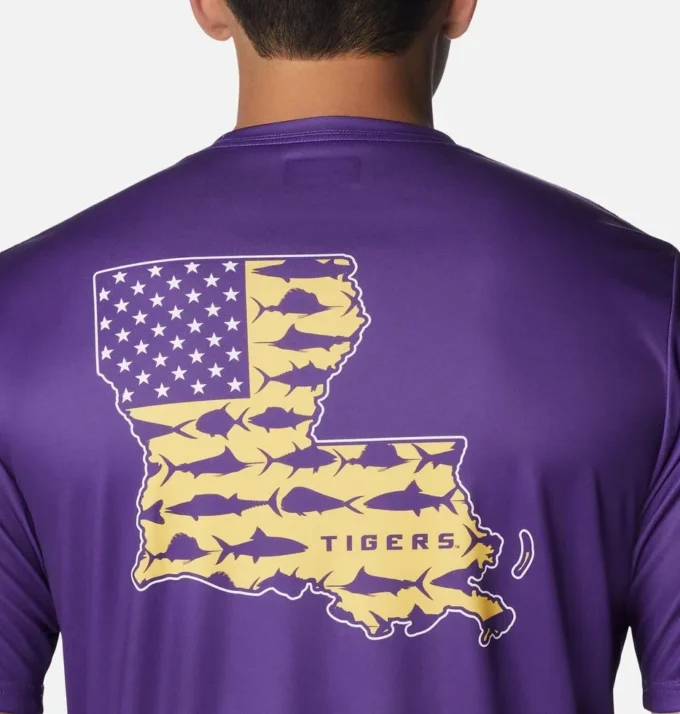 Camisa de manga corta PFG Terminal Tackle™ para hombre universitario – LSU Camisa de manga corta PFG Terminal Tackle™ para hombre universitario – LSU