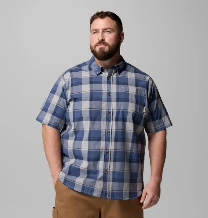 Camisa de manga corta Rapid Rivers™ II para hombre – Talla grande