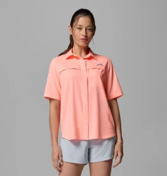 Camisa de manga corta tejida PFG Castback™ para mujer