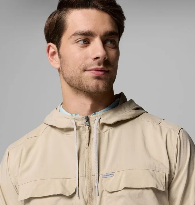 Camisa de manga larga con capucha para hombre Skien Valley™ – Tall