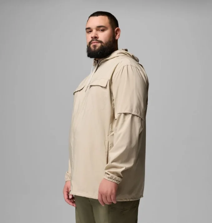 Camisa de manga larga con capucha Skien Valley™ para hombre – Talla grande