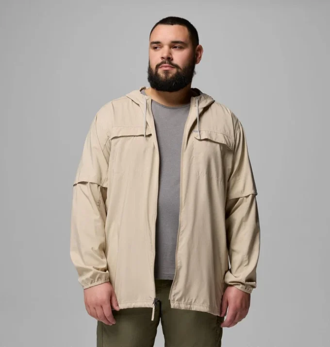 Camisa de manga larga con capucha Skien Valley™ para hombre – Talla grande