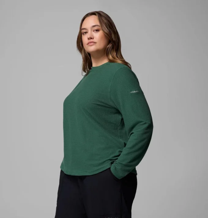 Camisa de manga larga con cuadros Brea Falls™ para mujer – Talla grande Camisa de manga larga con cuadros Brea Falls™ para mujer – Talla grande