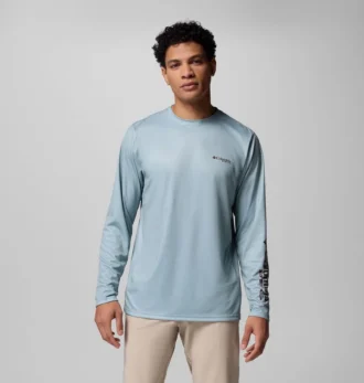 Camisa de manga larga con cuello hexagonal y ribete PFG™ de Men Terminal Tackle Camisa de manga larga con cuello hexagonal y ribete PFG™ de Men Terminal Tackle