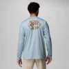 Camisa de manga larga con cuello hexagonal y ribete PFG™ de Men Terminal Tackle