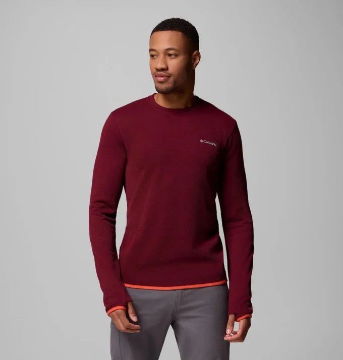 Camisa de manga larga con cuello redondo Men Tech Trail™ Utility Warm
