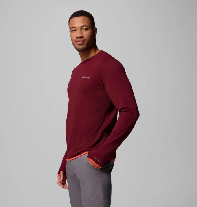 Camisa de manga larga con cuello redondo Men Tech Trail™ Utility Warm