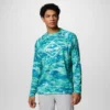 Camisa de manga larga con estampado PFG Super Solar Stream™ para hombre