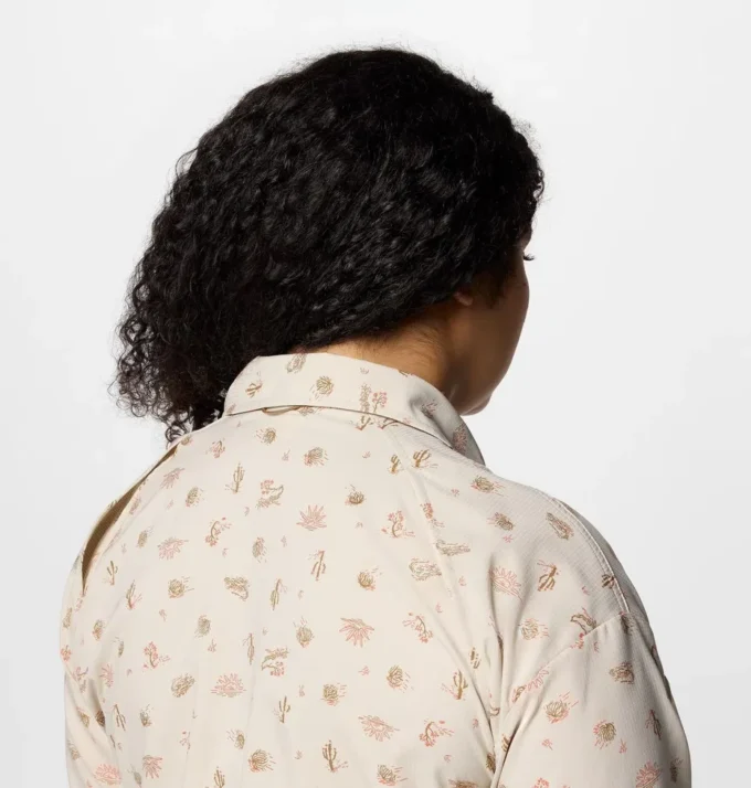 Camisa de manga larga con estampado utilitario Silver Ridge™ para mujer – Tallas grandes Camisa de manga larga con estampado utilitario Silver Ridge™ para mujer – Tallas grandes