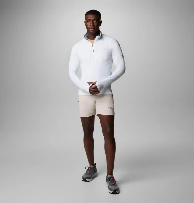 Camisa de manga larga con media cremallera Summit Valley™ para hombre