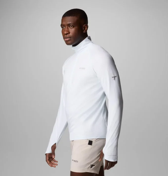 Camisa de manga larga con media cremallera Summit Valley™ para hombre