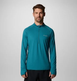 Camisa de manga larga con media cremallera y malla Endless Trail™ para hombre