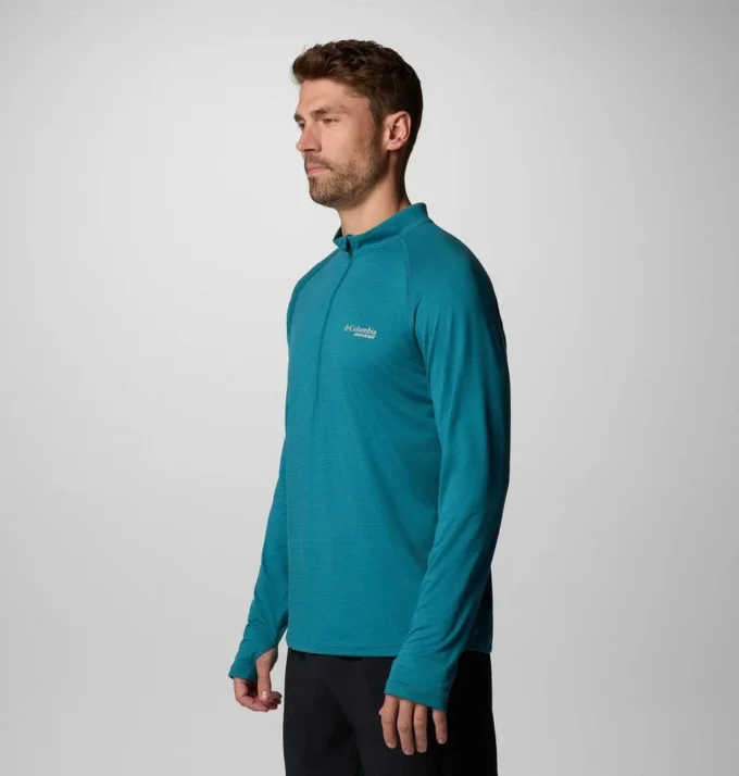 Camisa de manga larga con media cremallera y malla Endless Trail™ para hombre