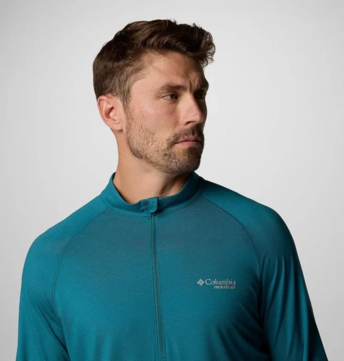 Camisa de manga larga con media cremallera y malla Endless Trail™ para hombre