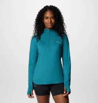 Camisa de manga larga con media cremallera y malla Endless Trail™ para mujer