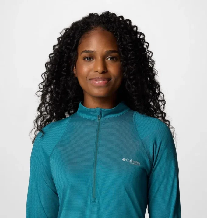 Camisa de manga larga con media cremallera y malla Endless Trail™ para mujer Camisa de manga larga con media cremallera y malla Endless Trail™ para mujer