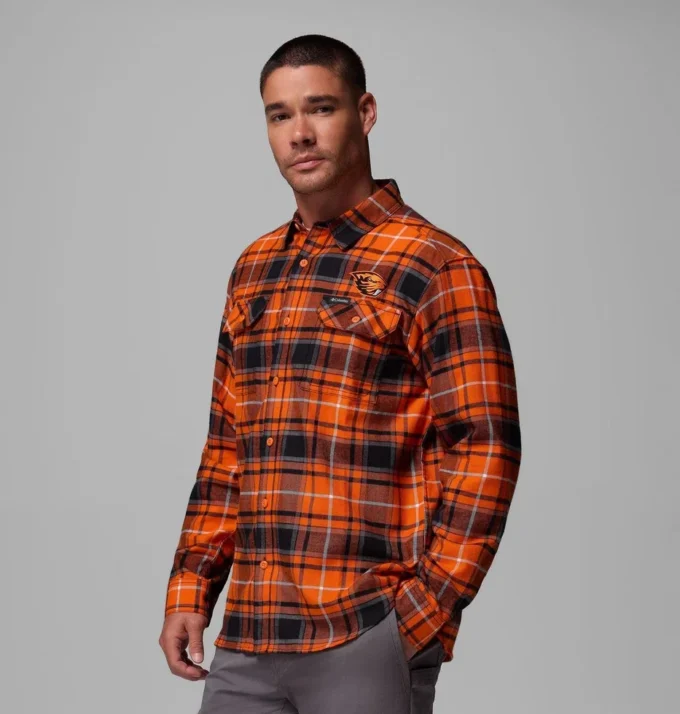 Camisa de manga larga de franela Collegiate Flare Gun™ para hombre – Oregon State Camisa de manga larga de franela Collegiate Flare Gun™ para hombre – Oregon State