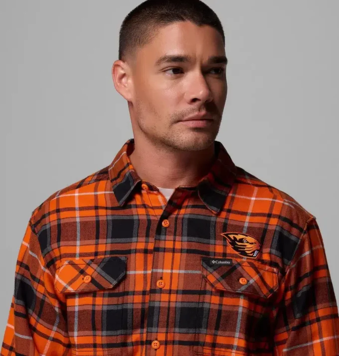 Camisa de manga larga de franela Collegiate Flare Gun™ para hombre – Oregon State Camisa de manga larga de franela Collegiate Flare Gun™ para hombre – Oregon State