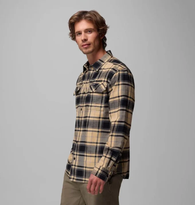 Camisa de manga larga de franela Collegiate Flare Gun™ para hombre – Purdue Camisa de manga larga de franela Collegiate Flare Gun™ para hombre – Purdue