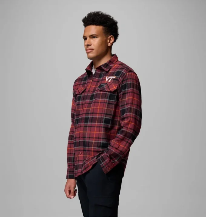 Camisa de manga larga de franela Collegiate Flare Gun™ para hombre – Virginia Tech Camisa de manga larga de franela Collegiate Flare Gun™ para hombre – Virginia Tech