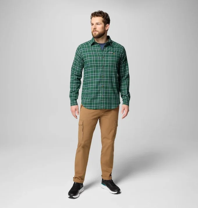 Camisa de manga larga de franela Cornell Woods™ para hombre