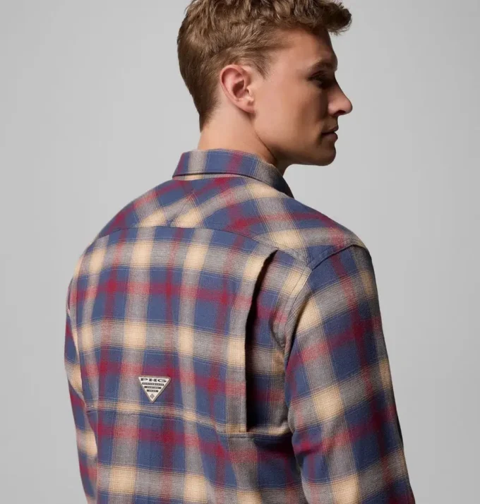 Camisa de manga larga de franela elástica PHG Roughtail™ para hombre