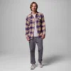 Camisa de manga larga de franela Flare Gun™ para hombre, estilo universitario – Washington