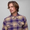 Camisa de manga larga de franela Flare Gun™ para hombre, estilo universitario – Washington