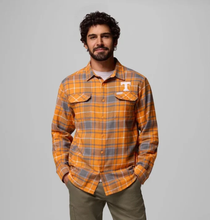 Camisa de manga larga de franela para hombre Collegiate Flare Gun™ – Tennessee Camisa de manga larga de franela para hombre Collegiate Flare Gun™ – Tennessee