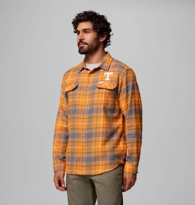 Camisa de manga larga de franela para hombre Collegiate Flare Gun™ – Tennessee Camisa de manga larga de franela para hombre Collegiate Flare Gun™ – Tennessee