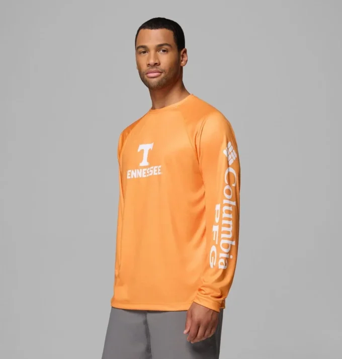 Camisa de manga larga Heather PFG Terminal Tackle™ para hombre – Tennessee
