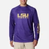 Camisa de manga larga Men Collegiate PFG Terminal Tackle™ Heather – LSU