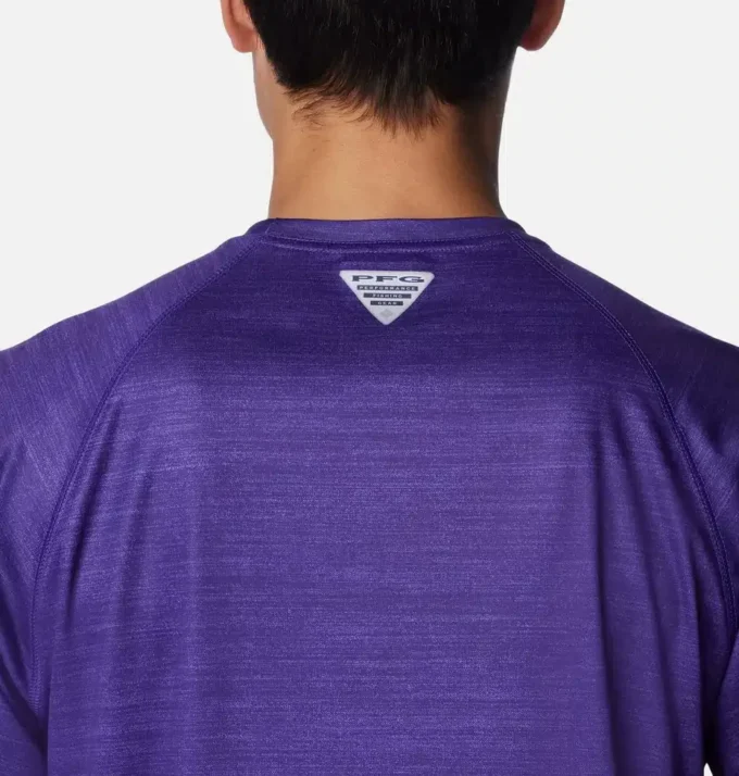 Camisa de manga larga Men Collegiate PFG Terminal Tackle™ Heather – LSU