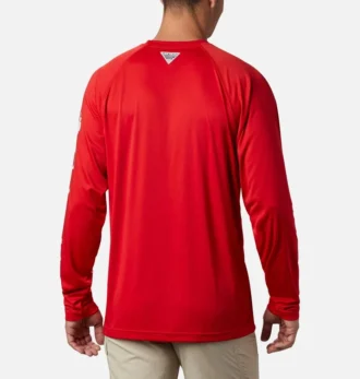 Camisa de manga larga para hombre Collegiate PFG Terminal Tackle – Georgia