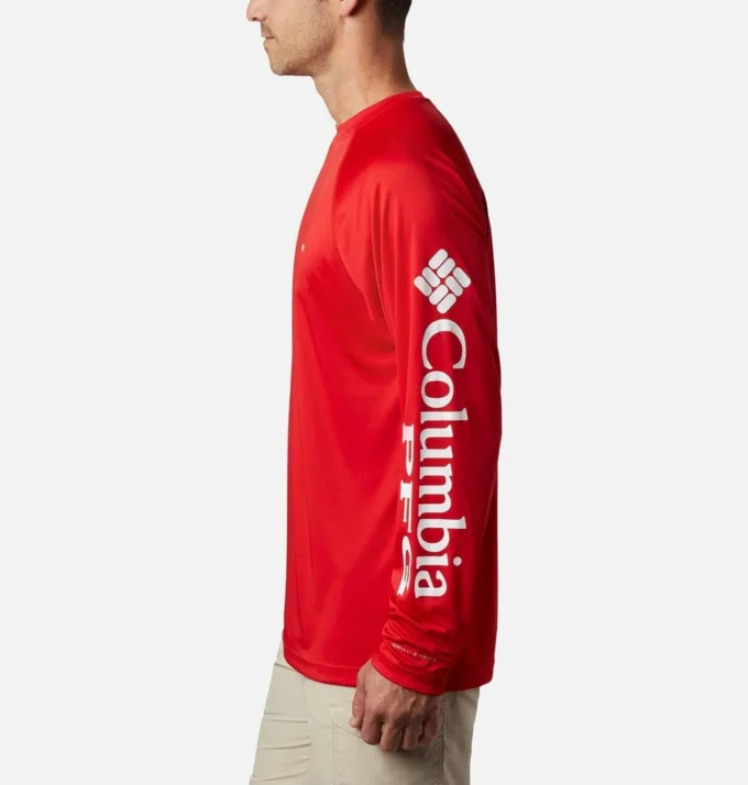 Camisa de manga larga para hombre Collegiate PFG Terminal Tackle – Georgia