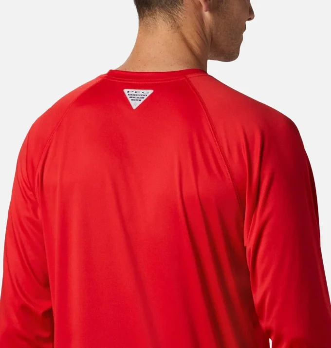 Camisa de manga larga para hombre Collegiate PFG Terminal Tackle – Georgia