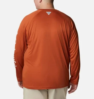 Camisa de manga larga para hombre Collegiate PFG Terminal Tackle™ – Talla grande – Texas