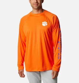 Camisa de manga larga para hombre PFG Terminal Tackle – Clemson