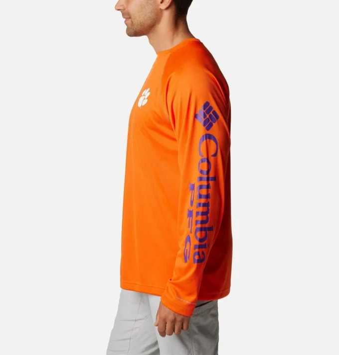 Camisa de manga larga para hombre PFG Terminal Tackle – Clemson