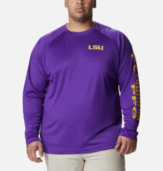 Camisa de manga larga para hombre PFG Terminal Tackle™ – Grande – LSU