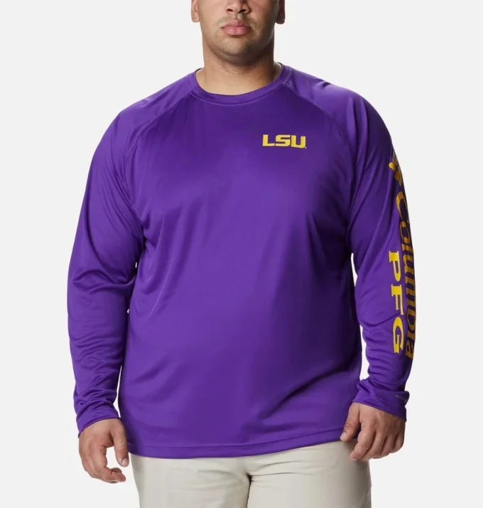Camisa de manga larga para hombre PFG Terminal Tackle™ – Grande – LSU