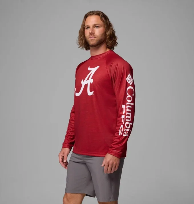 Camisa de manga larga para hombre PFG Terminal Tackle™ Heather – Alabama