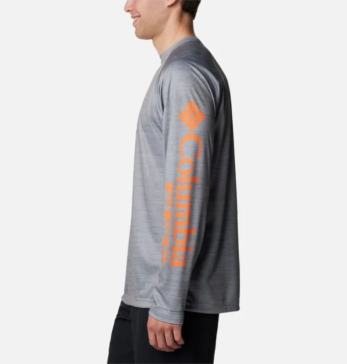 Camisa de manga larga para hombre PFG Terminal Tackle™ Heather – Clemson Camisa de manga larga para hombre PFG Terminal Tackle™ Heather – Clemson