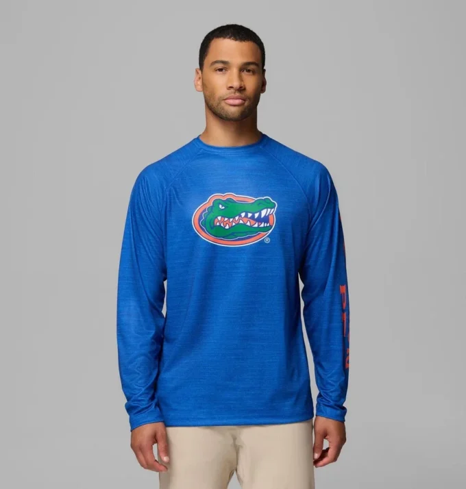 Camisa de manga larga para hombre PFG Terminal Tackle™ Heather – Florida Camisa de manga larga para hombre PFG Terminal Tackle™ Heather – Florida