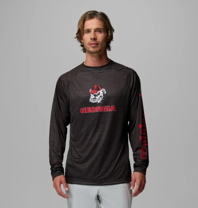 Camisa de manga larga para hombre PFG Terminal Tackle™ Heather – Georgia